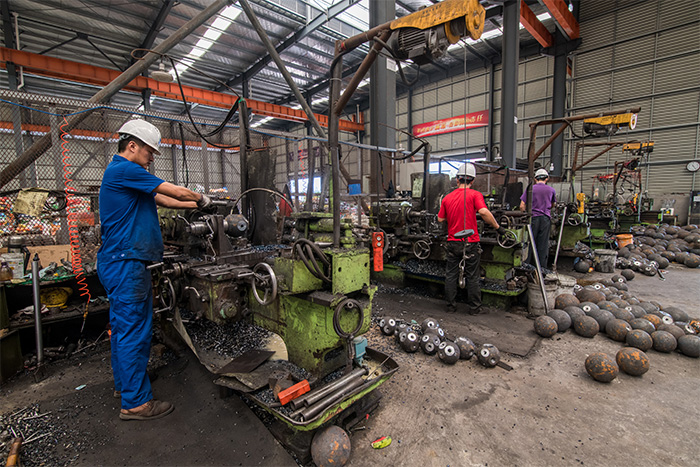 义乌网架配件车间